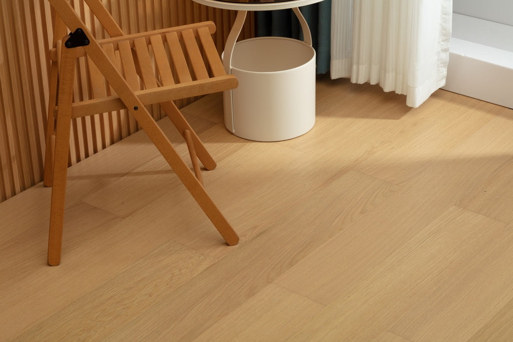 SK 1201 Full Birch Multi-layer Fire-Retardant Substrate Solid Wood Oak Veneer 1.2mm Scratch-resistant Engineered Flooring