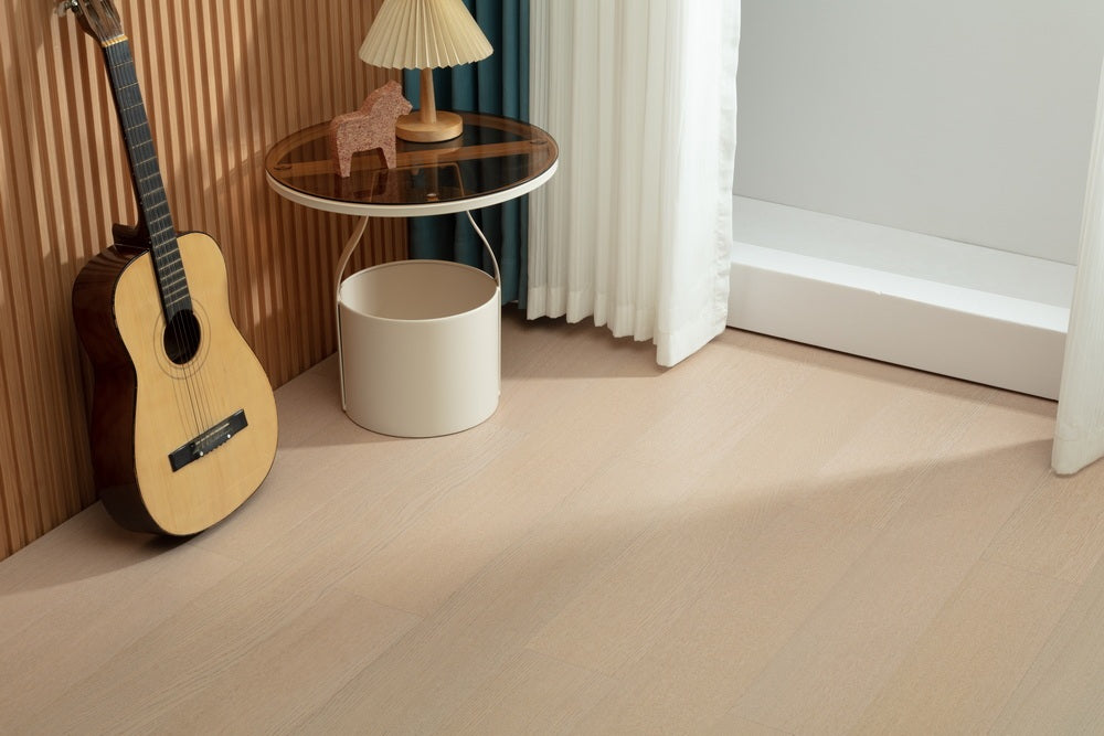 SK 1202 Full Birch Multi-layer Fire-Retardant Substrate Solid Wood Oak Veneer 1.2mm Scratch-resistant Engineered Flooring