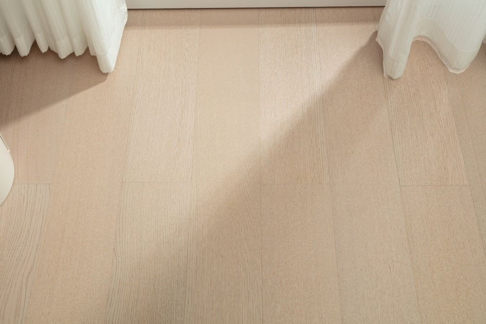 SK 1202 Full Birch Multi-layer Fire-Retardant Substrate Solid Wood Oak Veneer 1.2mm Scratch-resistant Engineered Flooring