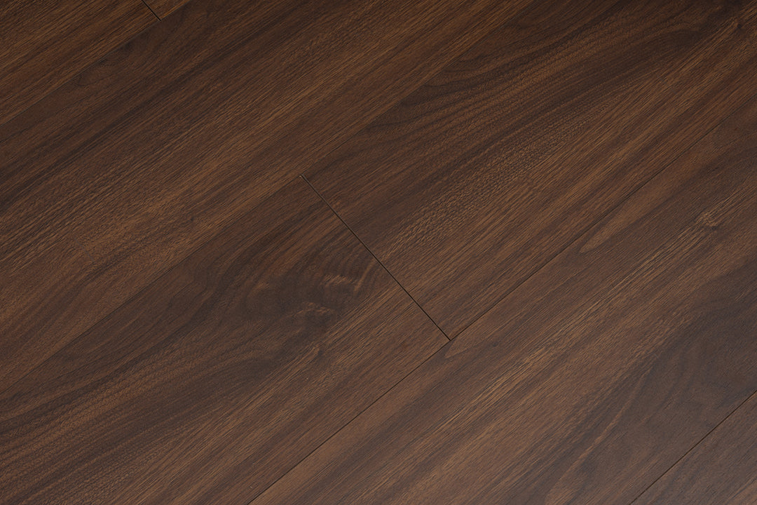 JX805 Diamond Coating Full Birch Multi-layer Core Black Walnut Grain Engineered Flooring