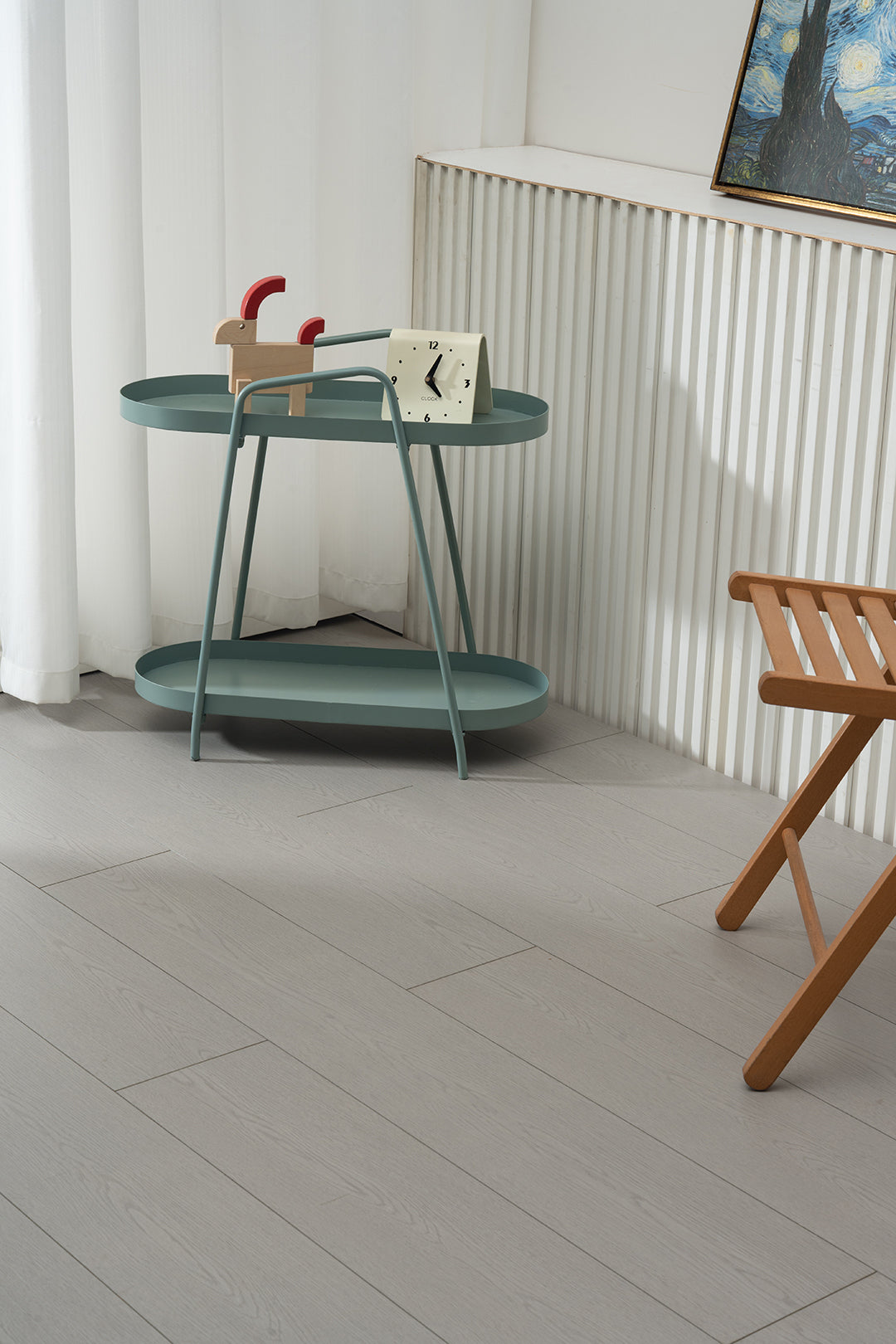 JX807 Diamond Coating Full Birch Multi-layer Core Oak Grain Engineered Flooring