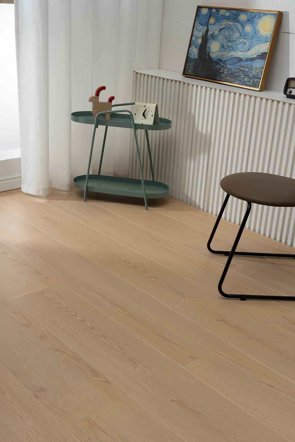 JX8201 Diamond Coating Full Birch Multi-layer Core Oak Grain Engineered Flooring