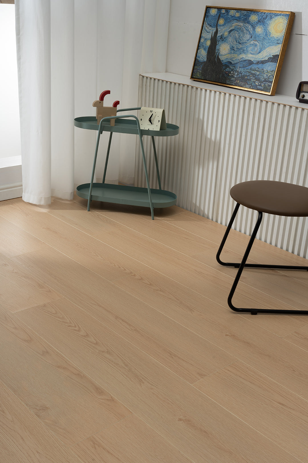 JX8201 Diamond Coating Full Birch Multi-layer Core Oak Grain Engineered Flooring