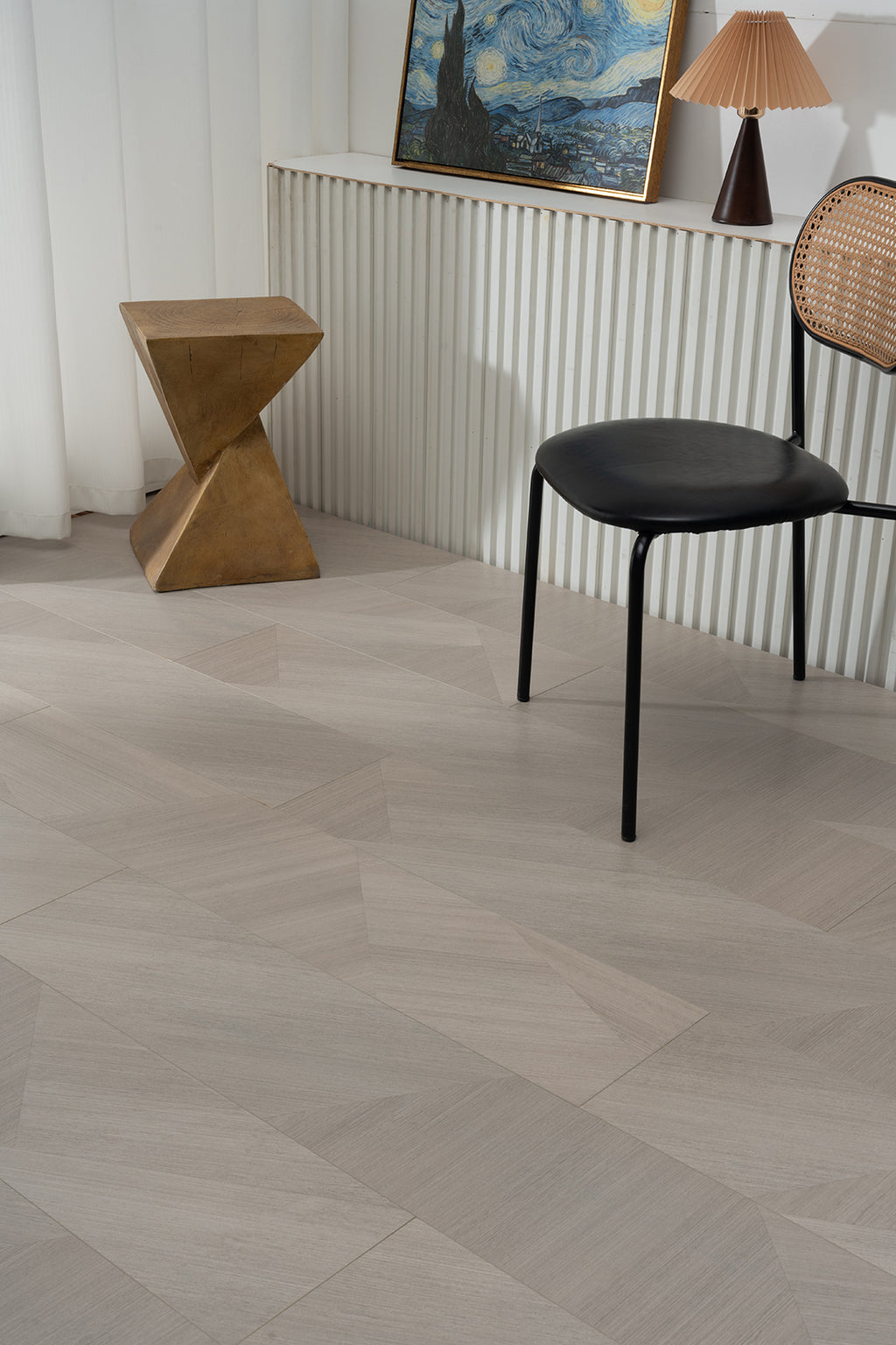 JX8204 Diamond Coating Full Birch Multi-layer Core Oak Grain Engineered Flooring