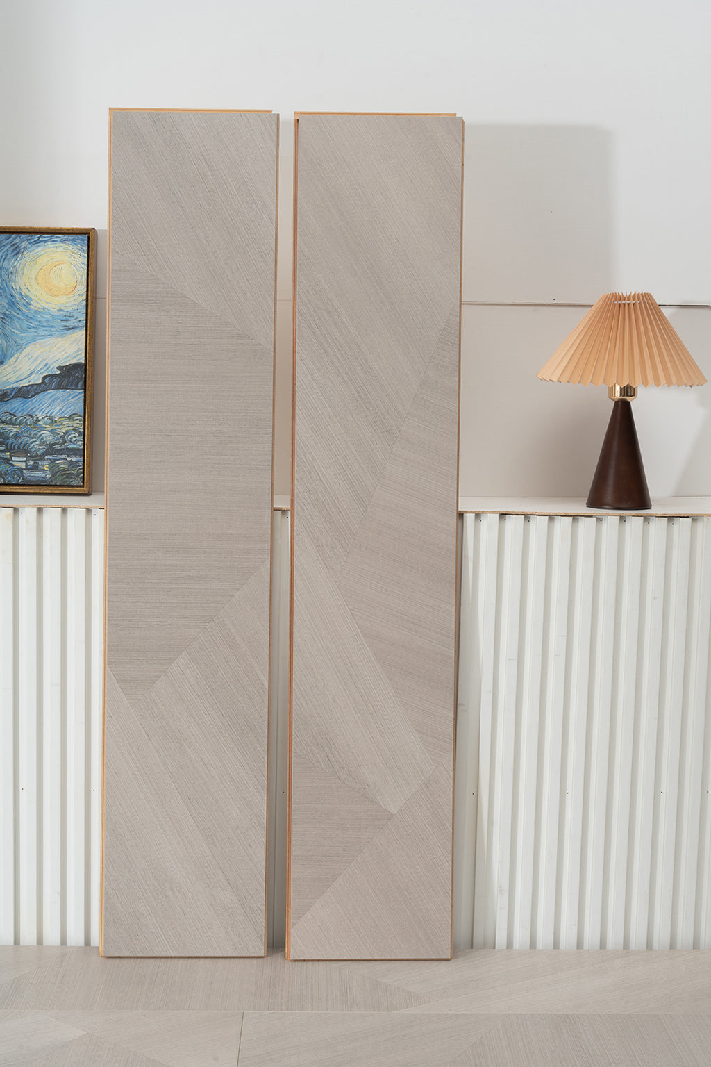 JX8204 Diamond Coating Full Birch Multi-layer Core Oak Grain Engineered Flooring
