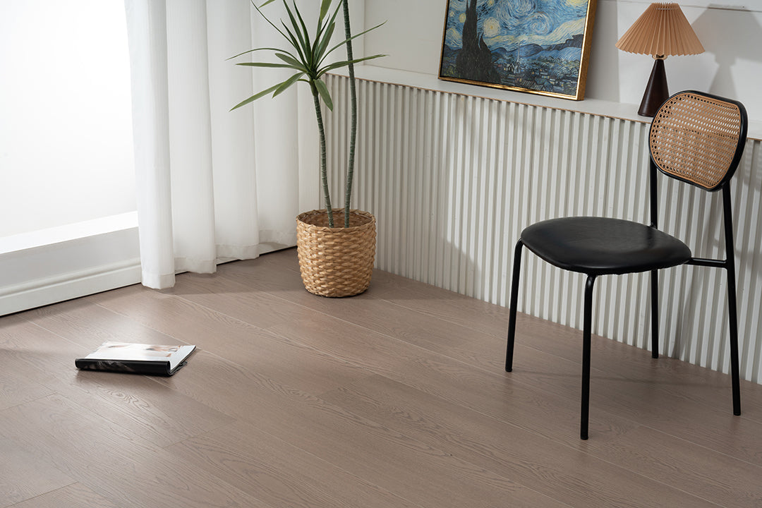 JX8208 Diamond Coating Full Birch Multi-layer Core Oak Grain Engineered Flooring