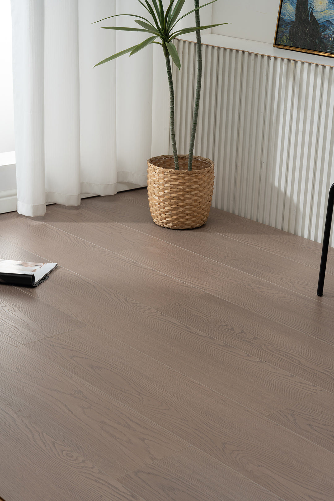 JX8208 Diamond Coating Full Birch Multi-layer Core Oak Grain Engineered Flooring