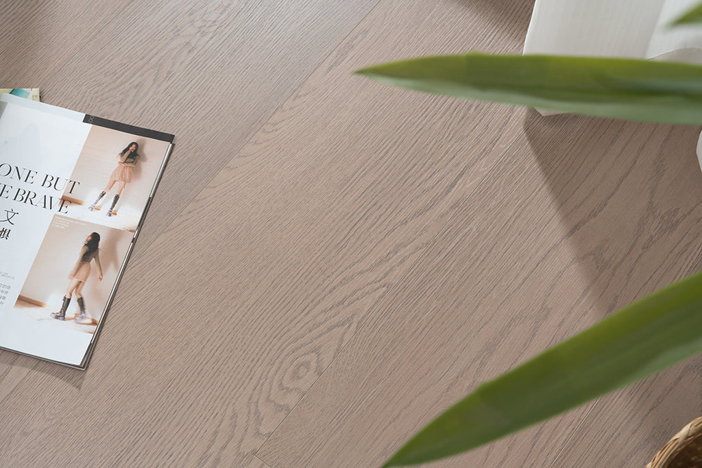 JX8208 Diamond Coating Full Birch Multi-layer Core Oak Grain Engineered Flooring