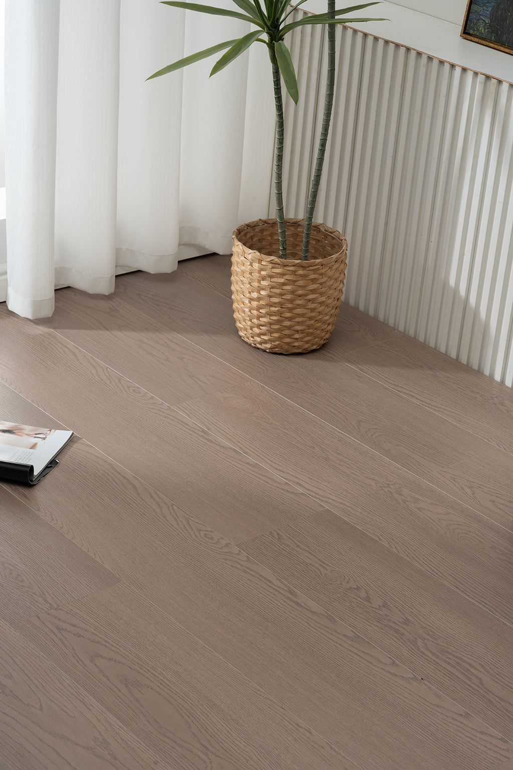 JX8208 Diamond Coating Full Birch Multi-layer Core Oak Grain Engineered Flooring
