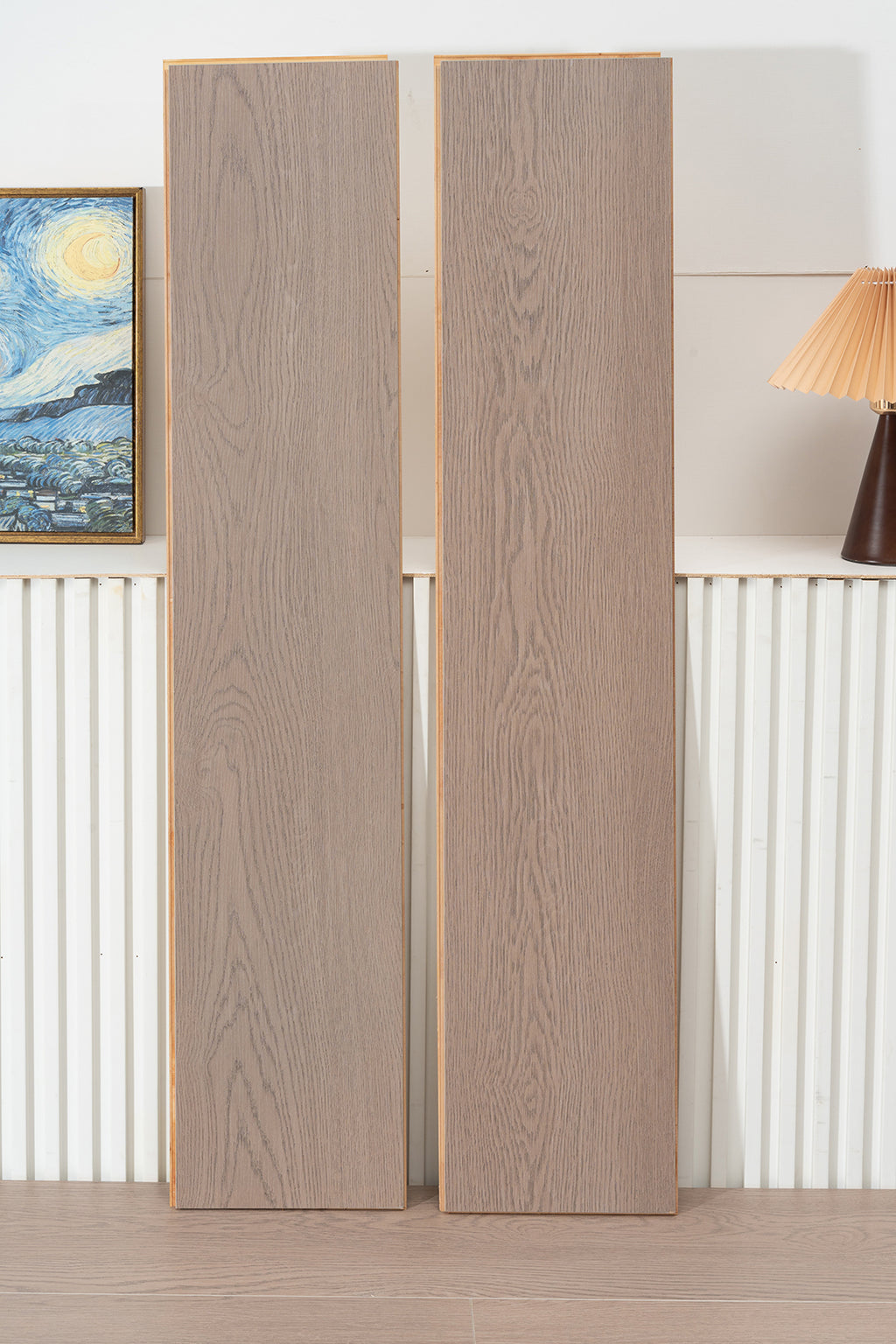 JX8208 Diamond Coating Full Birch Multi-layer Core Oak Grain Engineered Flooring