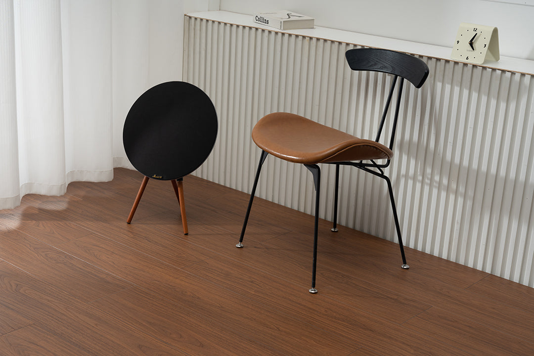 JX8102 Diamond Coating Full Birch Multi-layer Core Black Walnut Grain Engineered Flooring