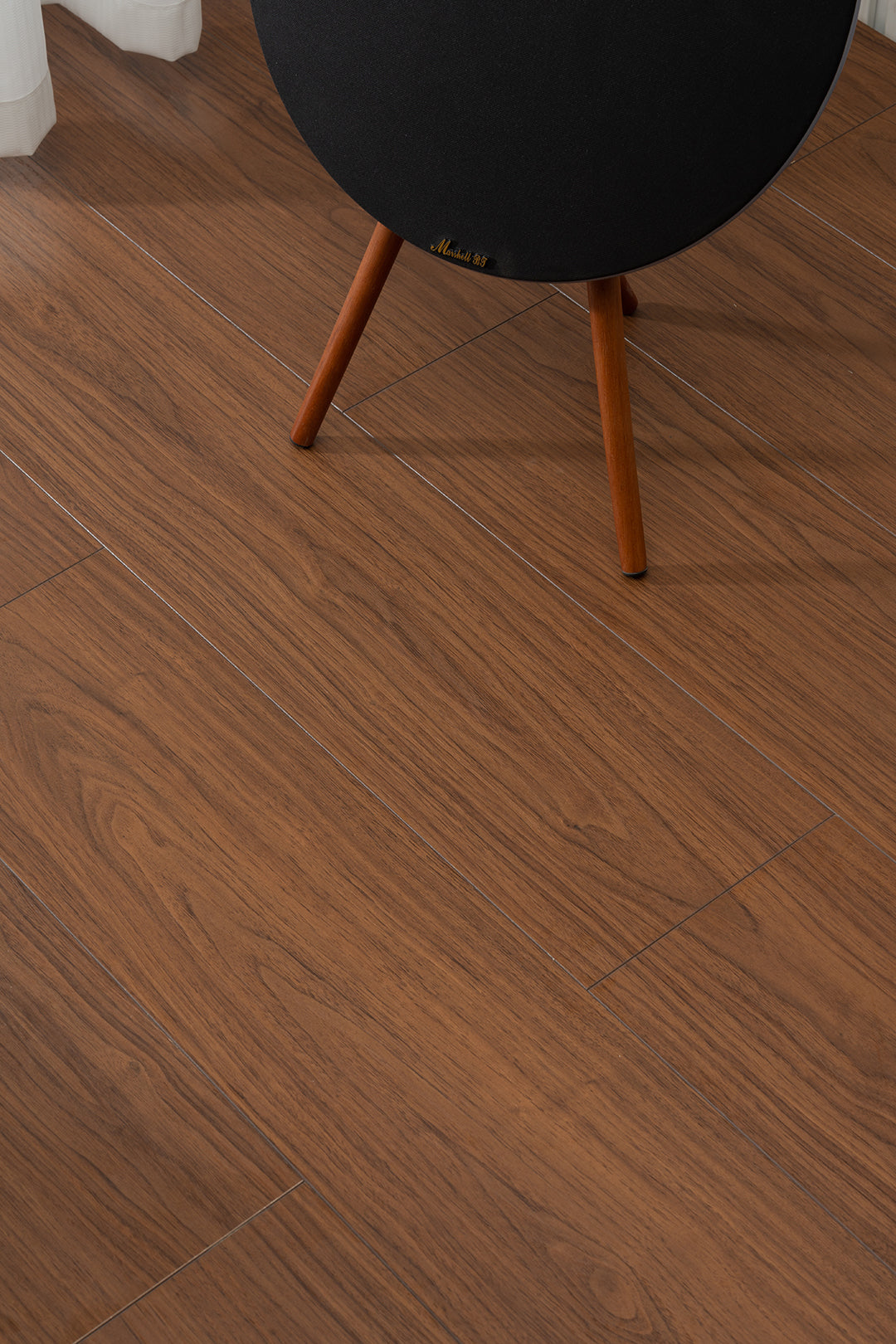 JX8102 Diamond Coating Full Birch Multi-layer Core Black Walnut Grain Engineered Flooring