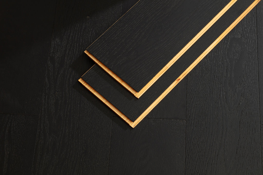 SK 1217 Full Birch Multi-layer Fire-Retardant Substrate Solid Wood European Oak Veneer 1.2 mm  Scratch-resistant  Engineered Flooring