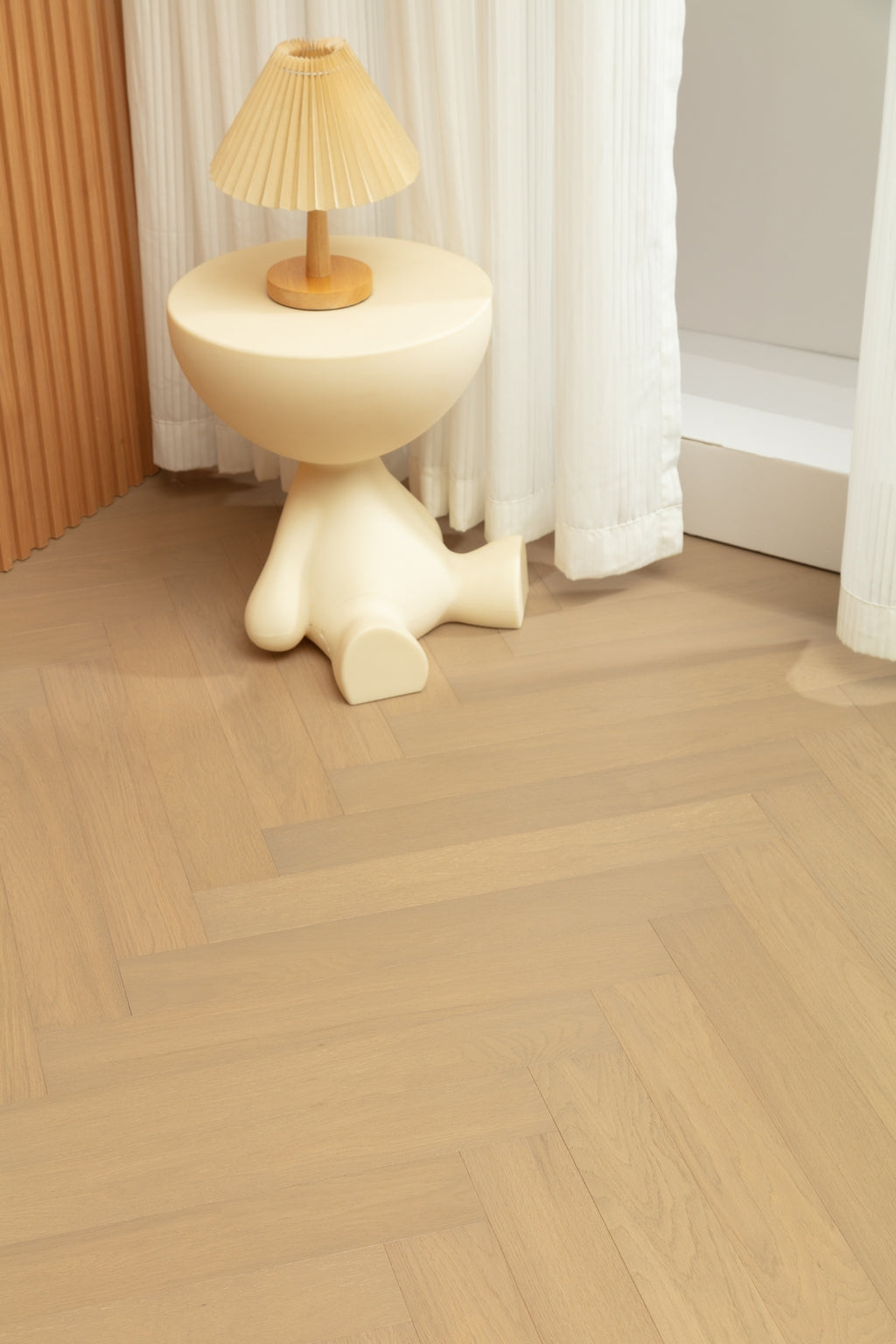 9230 Herringbone Art Parquet Full Birch Multi-layer Core Solid Wood Oak Veneer Brushed Engineered Flooring