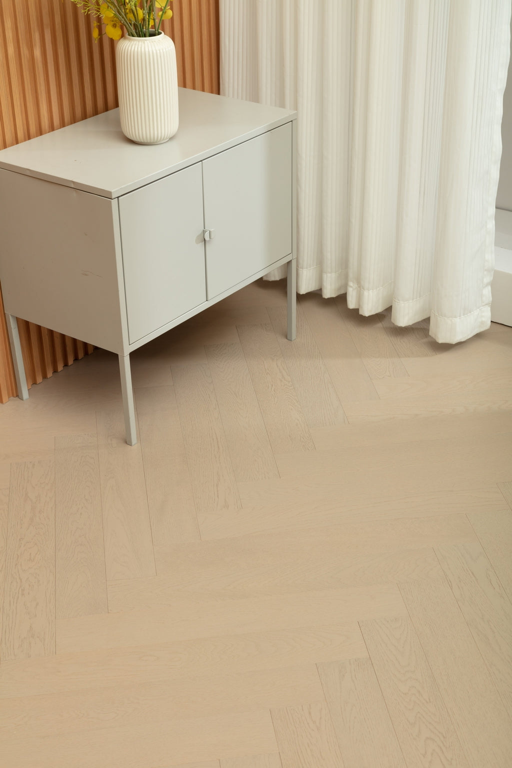 9232 Herringbone Art Parquet Full Birch Multi-layer Core Solid Wood Oak Veneer Engineered Flooring