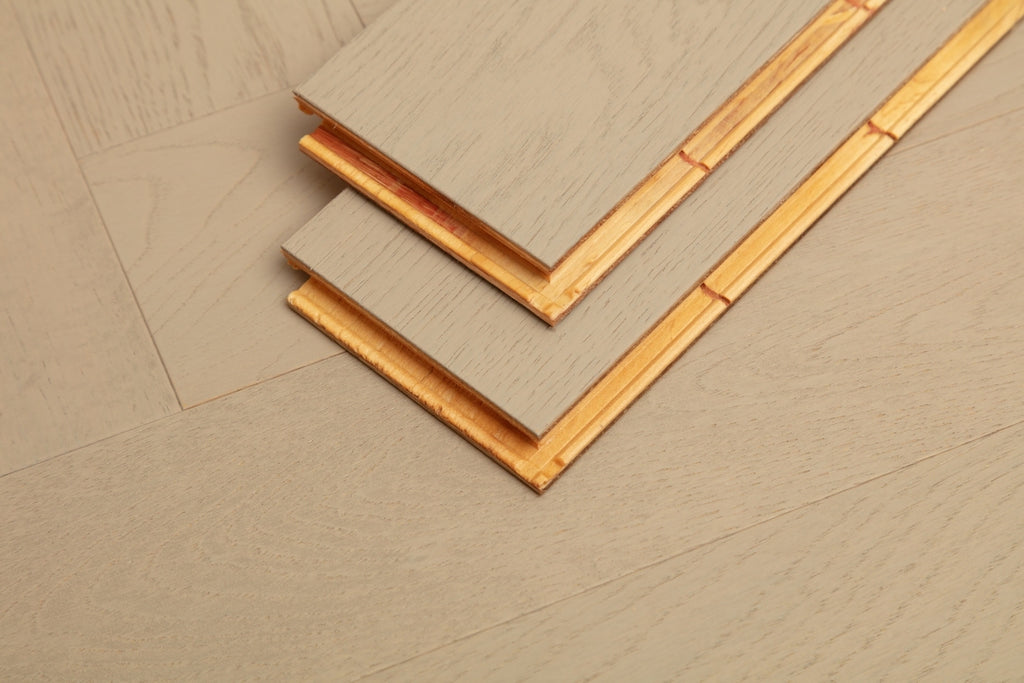 9232 Herringbone Art Parquet Full Birch Multi-layer Core Solid Wood Oak Veneer Engineered Flooring