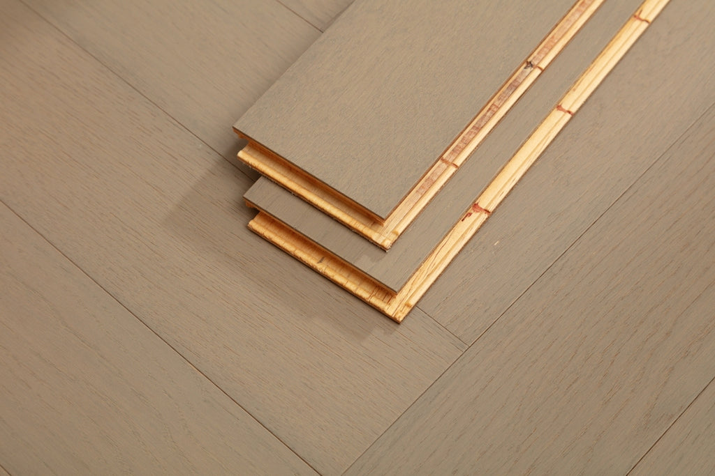 9233 Herringbone Art Parquet Full Birch Multi-layer Core Solid Wood Oak Veneer Engineered Flooring