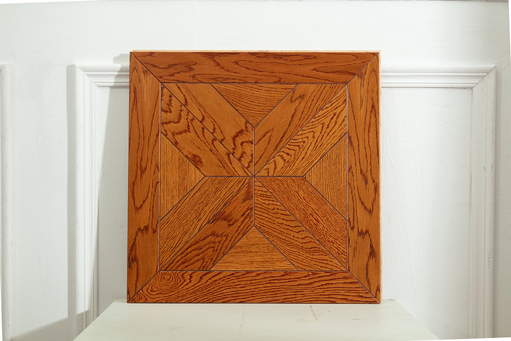 9106 Classic Oak Geometric Parquet Timeless Luxury Versailles-Style Wood Flooring | Marquetry Art Parquet Series