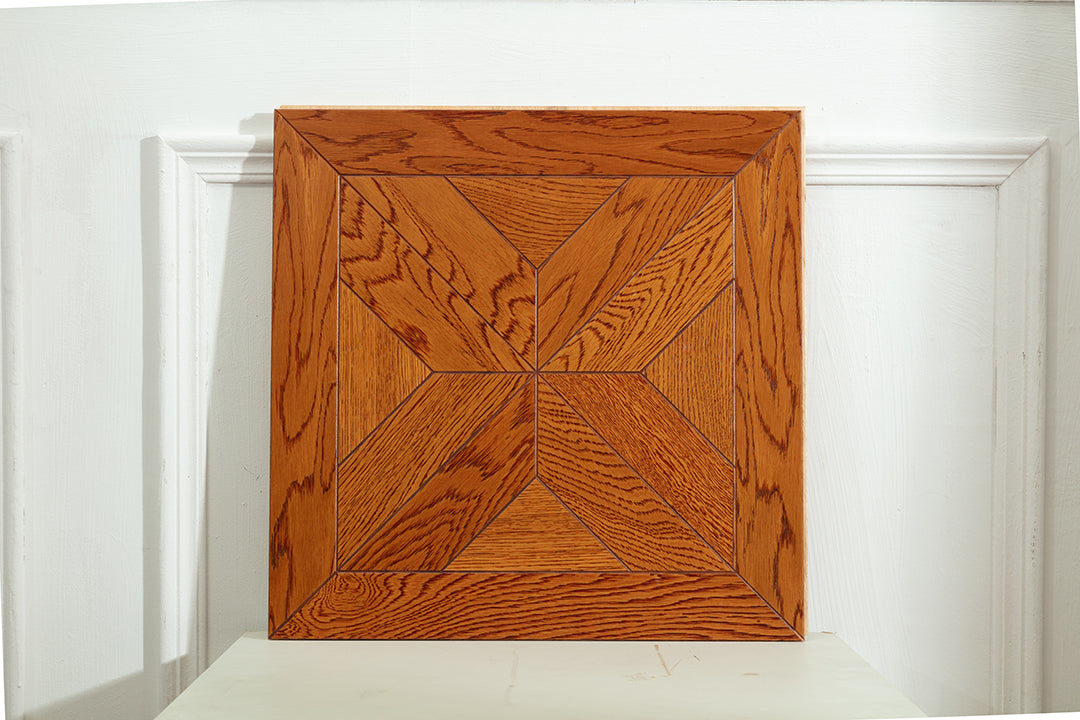 9106 Classic Oak Geometric Parquet Timeless Luxury Versailles-Style Wood Flooring | Marquetry Art Parquet Series