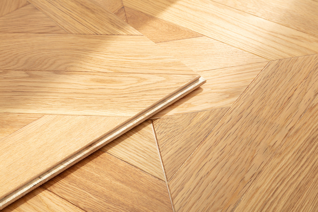 9151 Natural Light Oak Star Geometric Parquet Scandi Organic Modern Art Wood Flooring | Marquetry Art Parquet Series