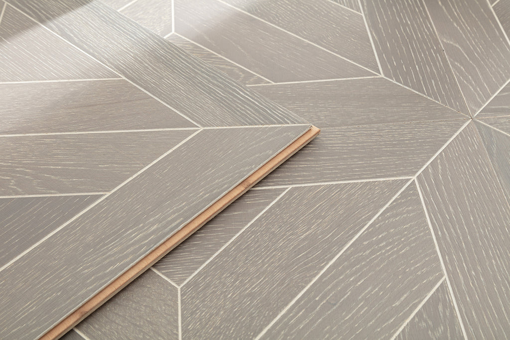 9157 Oak Star‑Burst Geometric Parquet Flooring | Hand‑PU Finish Marquetry Art Parquet Series