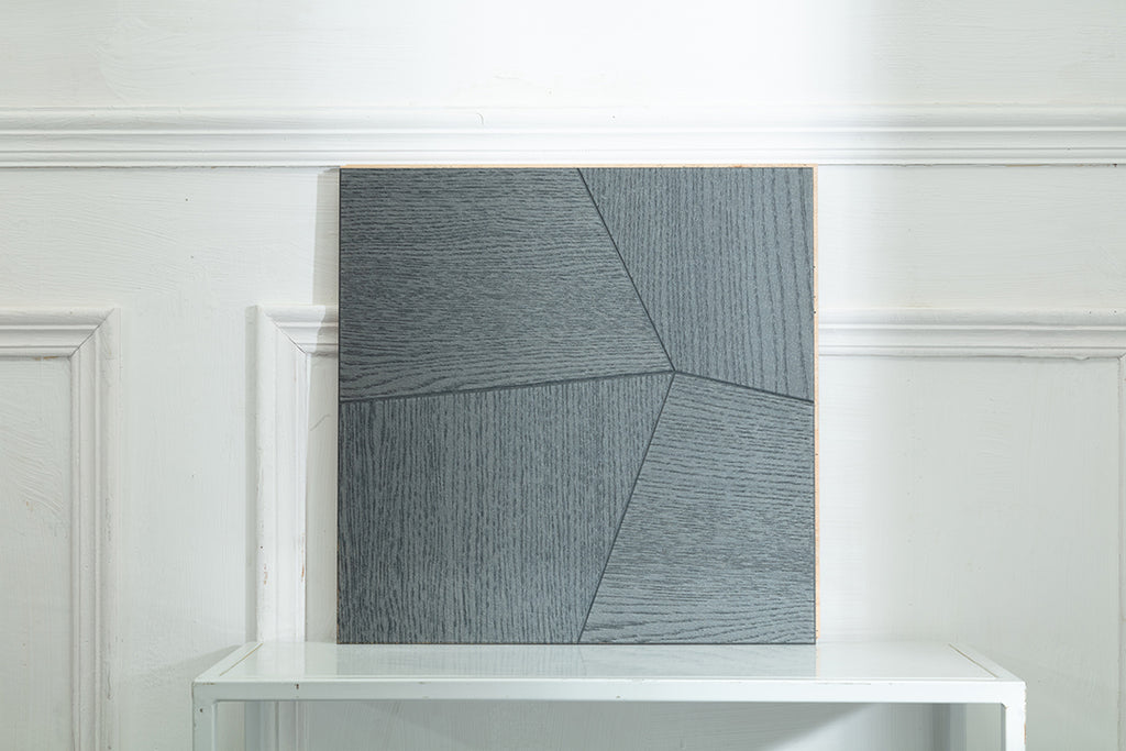 9161  Oak Irregular Facet Geometric Parquet Flooring | Hand‑PU Finish Marquetry Art Parquet Series