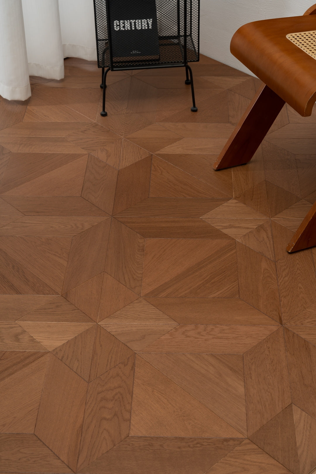 9192 X‑Star Oak Parquet Flooring | Hand‑PU Finish Marquetry Art Parquet Series