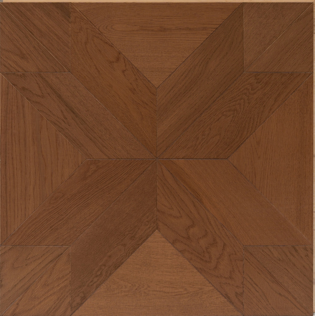 9192 X‑Star Oak Parquet Flooring | Hand‑PU Finish Marquetry Art Parquet Series