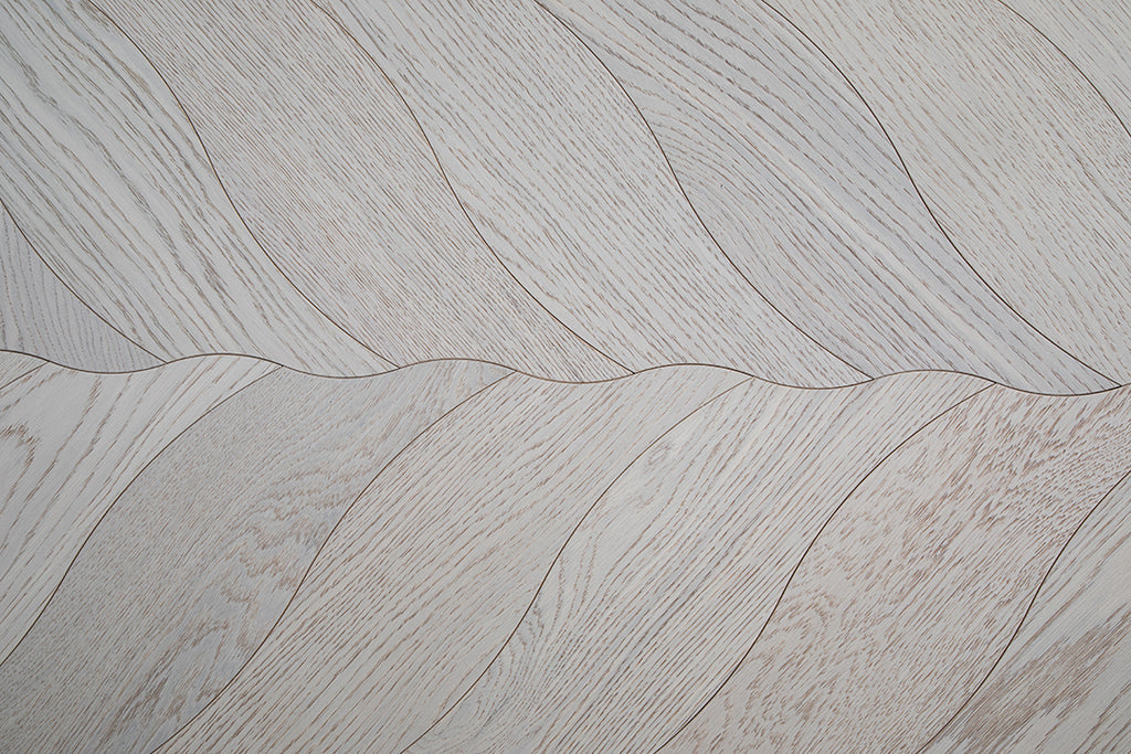 YXPX04 Petal Contour Art Parquet Full Birch Multi-layer Core Solid Wood Oak Veneer Flush Joint Engineered Flooring
