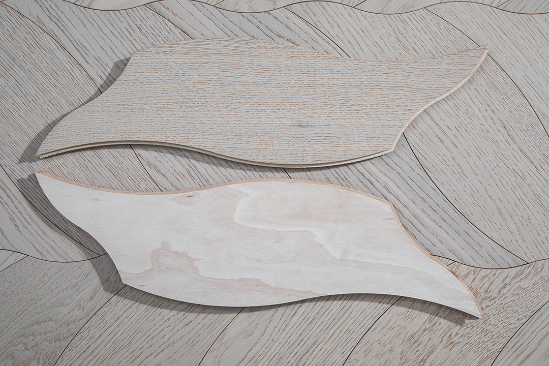 YXPX04 Petal Contour Art Parquet Full Birch Multi-layer Core Solid Wood Oak Veneer Flush Joint Engineered Flooring