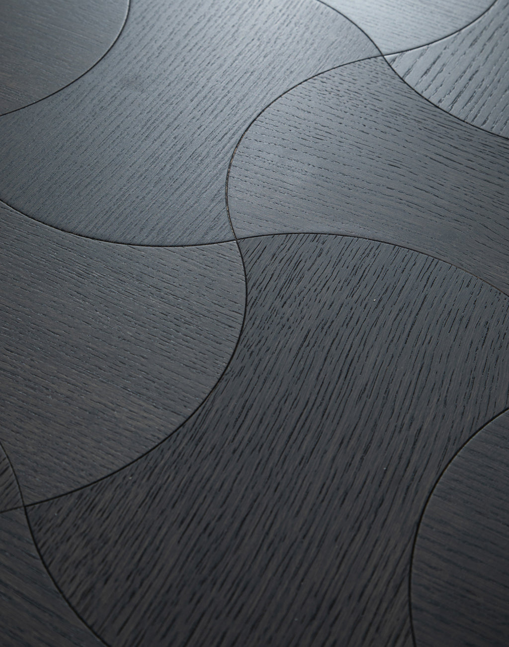 YXPX613 Charcoal Smoked Oak Hourglass Silhouette Luxury Artistic Parquet Flooring | Wasp Waist Series