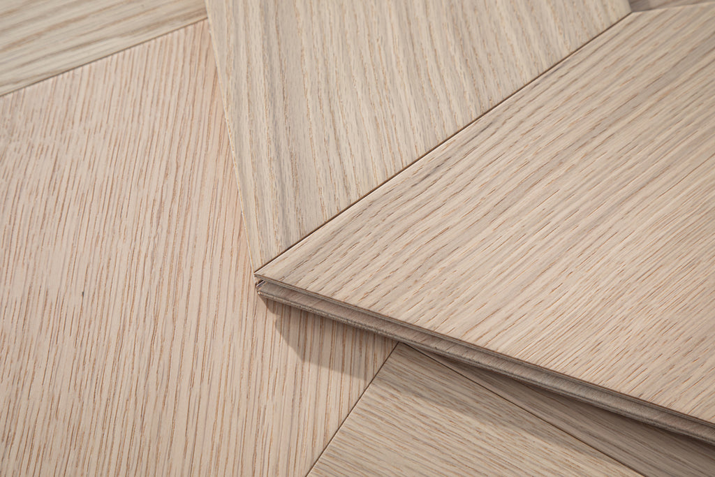 YXPX616 Oak Irregular Polygon Mosaic Artistic Parquet Flooring | Fragmented Jade Series