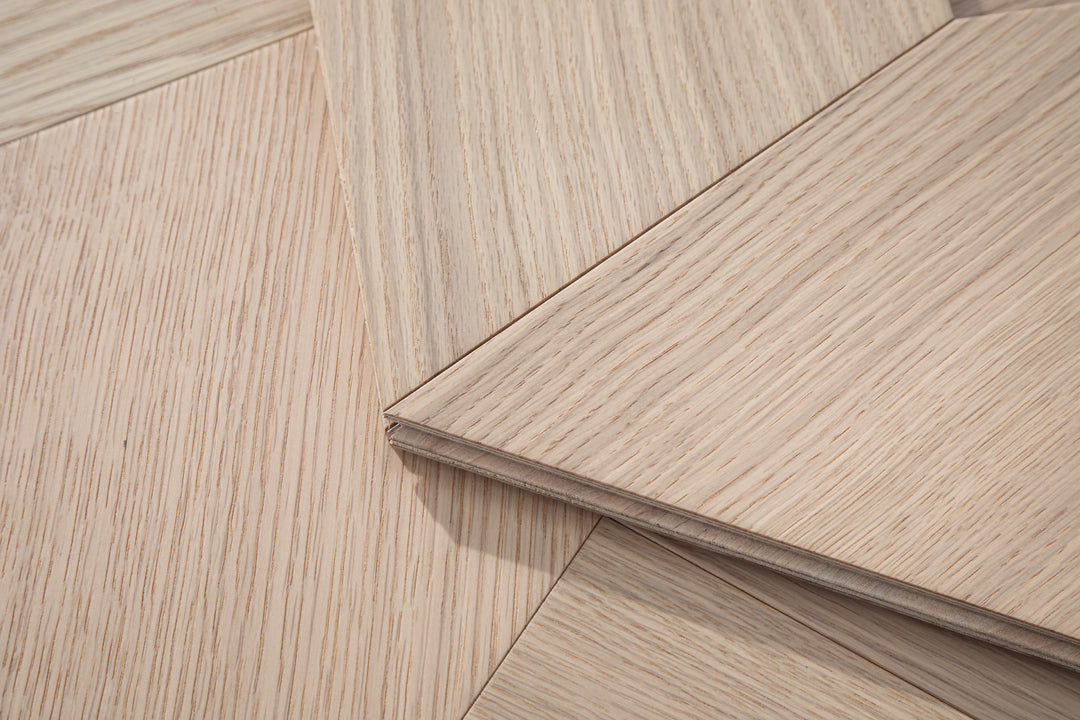 YXPX616 Oak Irregular Polygon Mosaic Artistic Parquet Flooring | Fragmented Jade Series