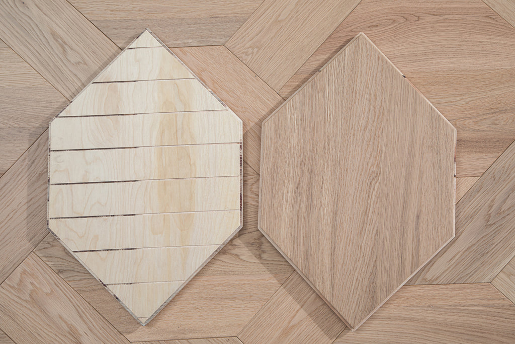 YXPX620   Natural Oak Woven Knot Pattern Oriental Modern Artistic Parquet Flooring | Chinese Knot Series