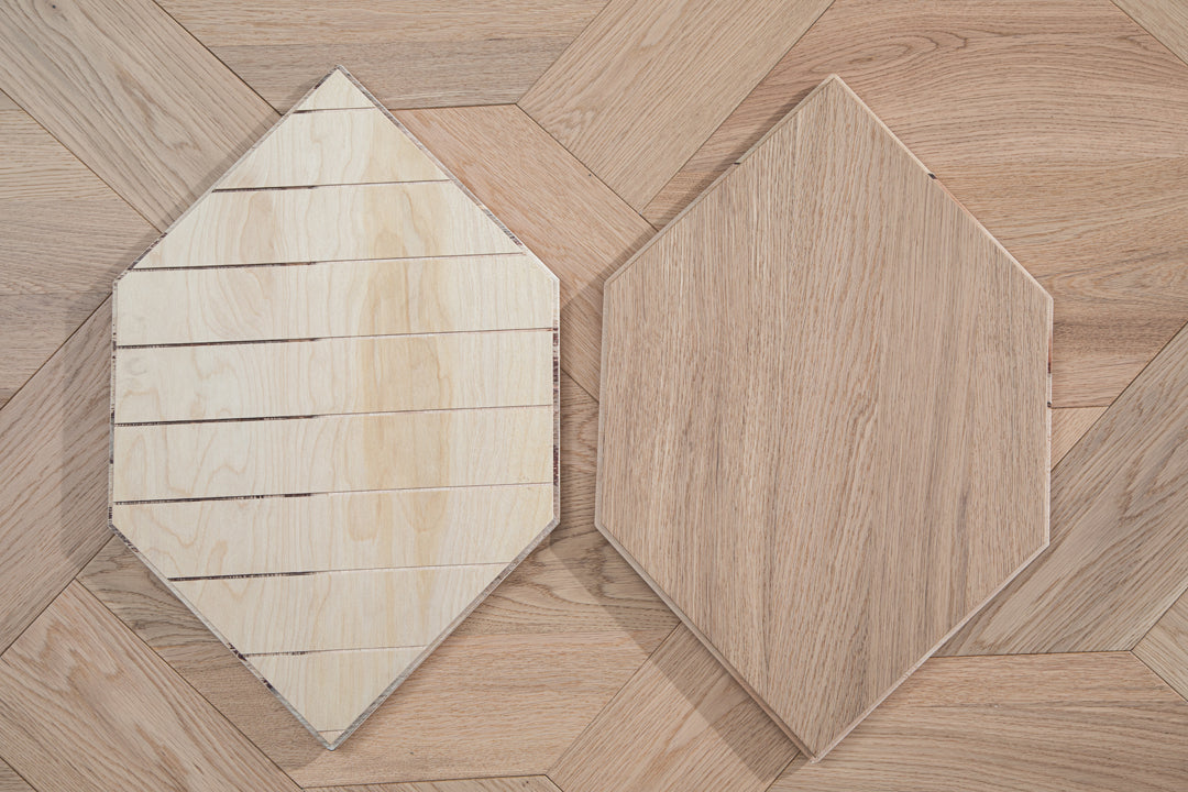 YXPX620   Natural Oak Woven Knot Pattern Oriental Modern Artistic Parquet Flooring | Chinese Knot Series
