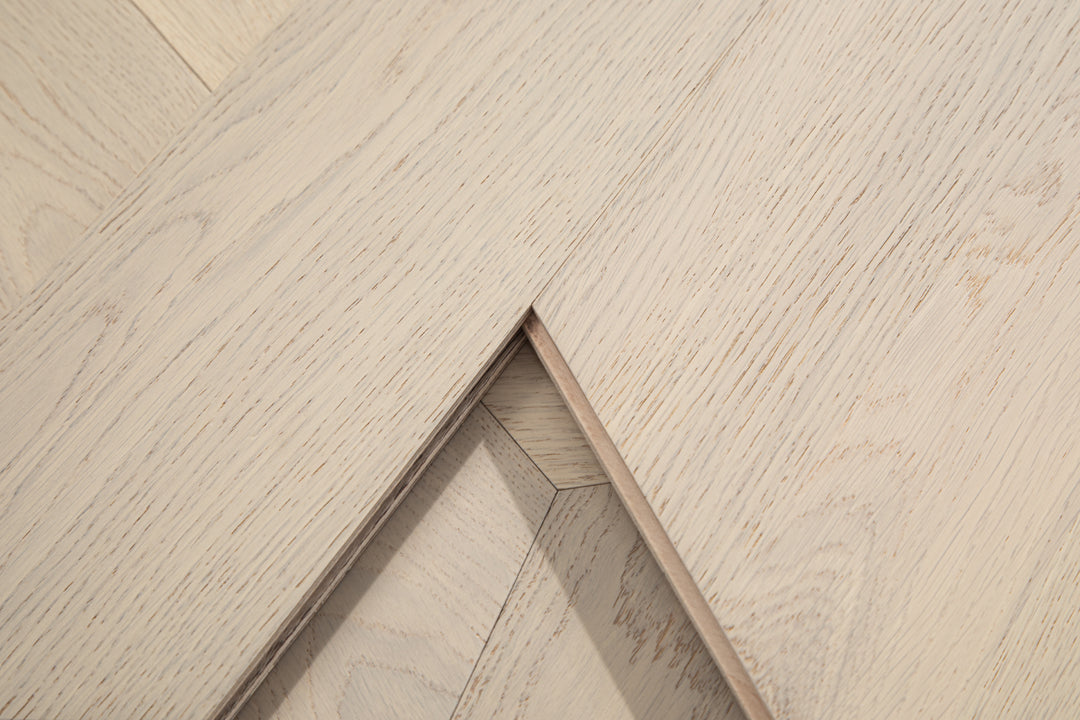 YXPX626 Light Oak Hexagonal Chevron Modern Geometric Parquet Flooring | Honeycomb Motif Series