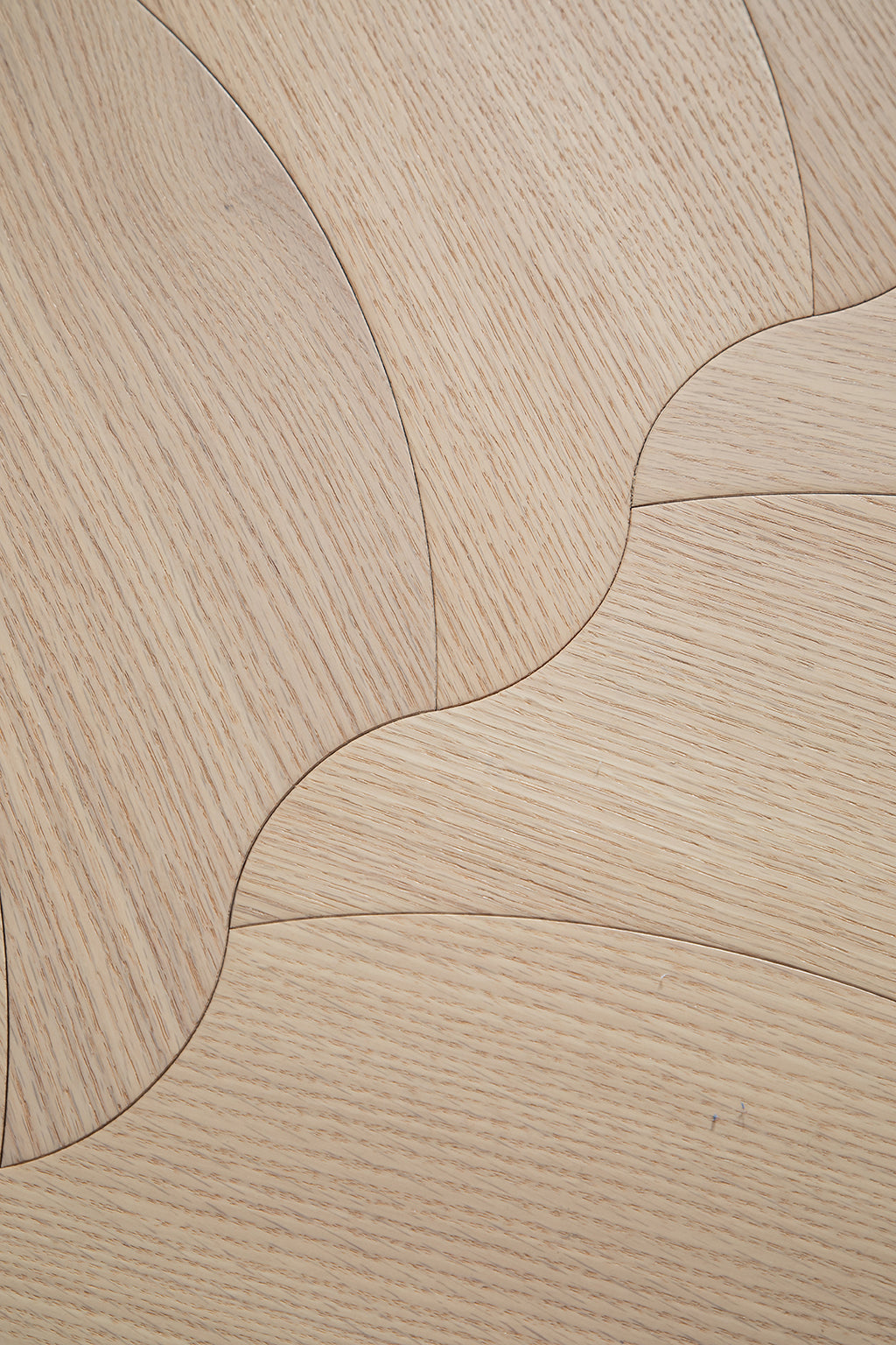 YXPX630 Oak Soft Ripple Flowing Parquet Flooring | Wave Series