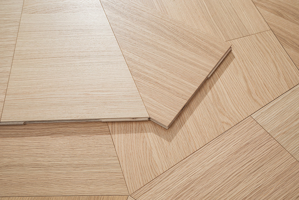 YXPX635  Oak Modular Geometric Puzzle Contemporary Parquet Flooring | Tangram Series