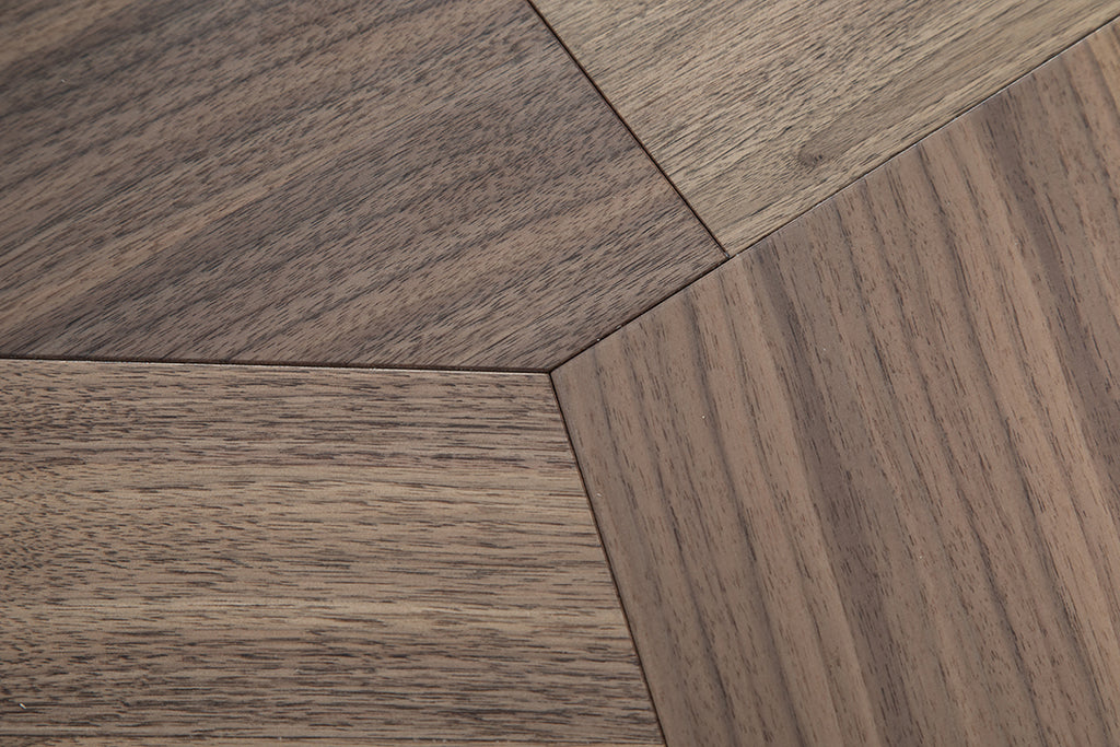 YXPH135  Black Walnut Puzzle Geometric Parquet Flooring | Tangram Series
