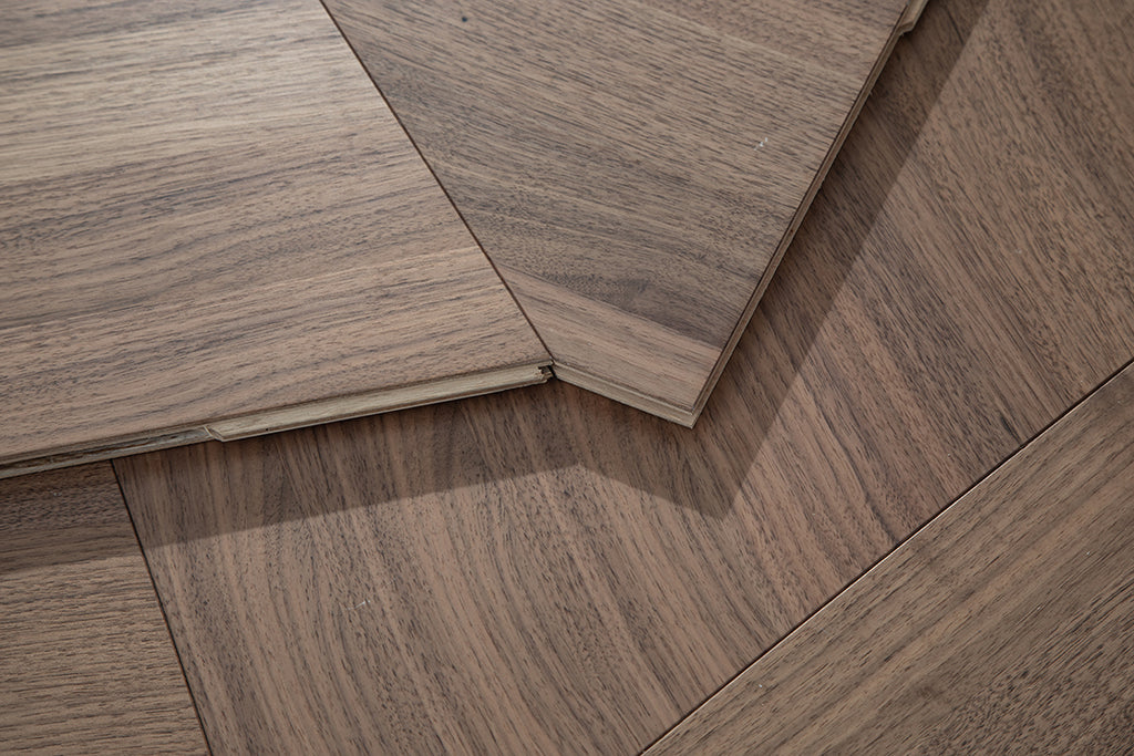 YXPH135  Black Walnut Puzzle Geometric Parquet Flooring | Tangram Series