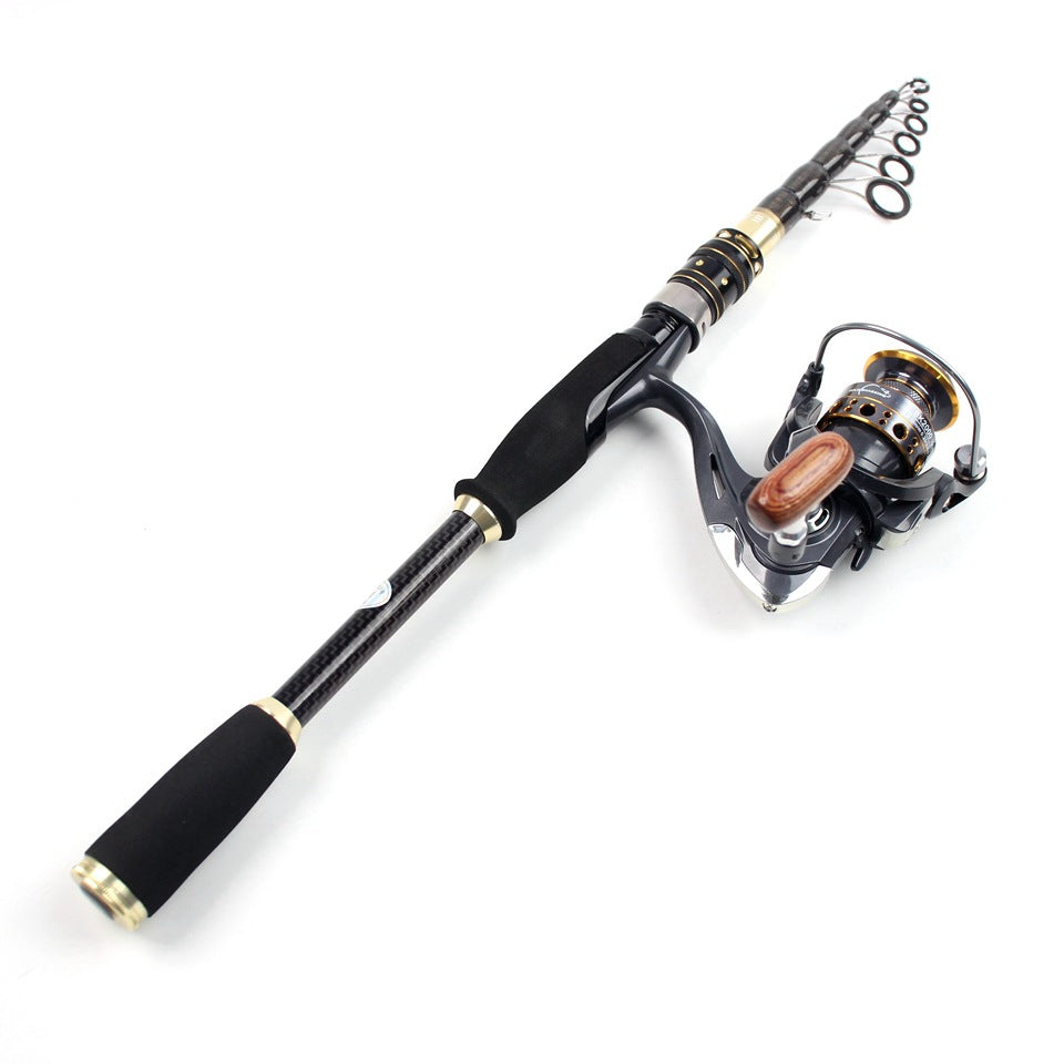 Carbon Fiber Sea Fishing Rod 2.1Hard Fishing Rod Super lightweight High Strength Travel Portable Fishing