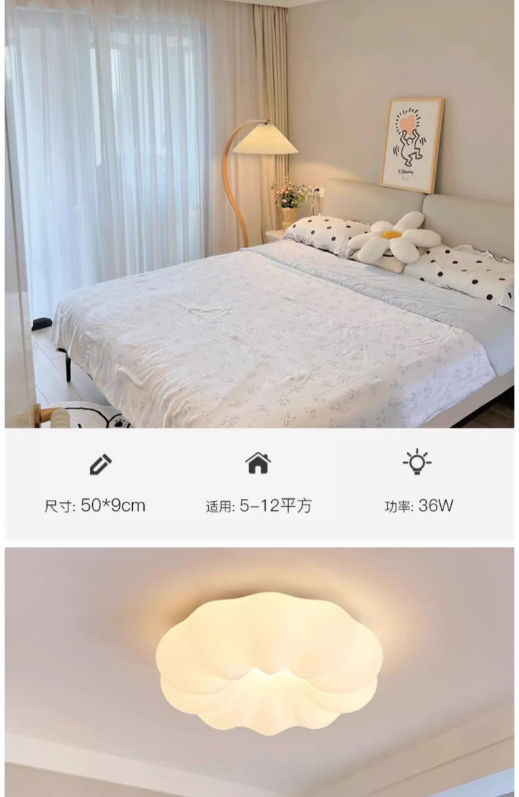 Children's Room Bedroom Ceiling Lamp Full Spectrum Eye Protection led Boys and Girls Cloud Room Cream Style Internet Celebrity Lighting