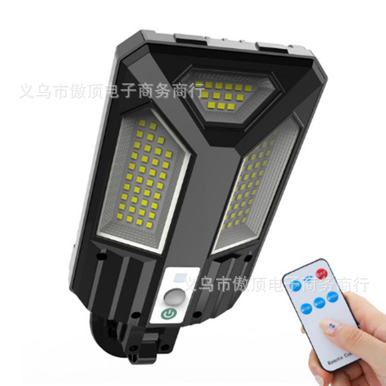 New Solar Light Outdoor Street Light Waterproof Garden Light LED Wall Light with Remote Control Garage Light COB