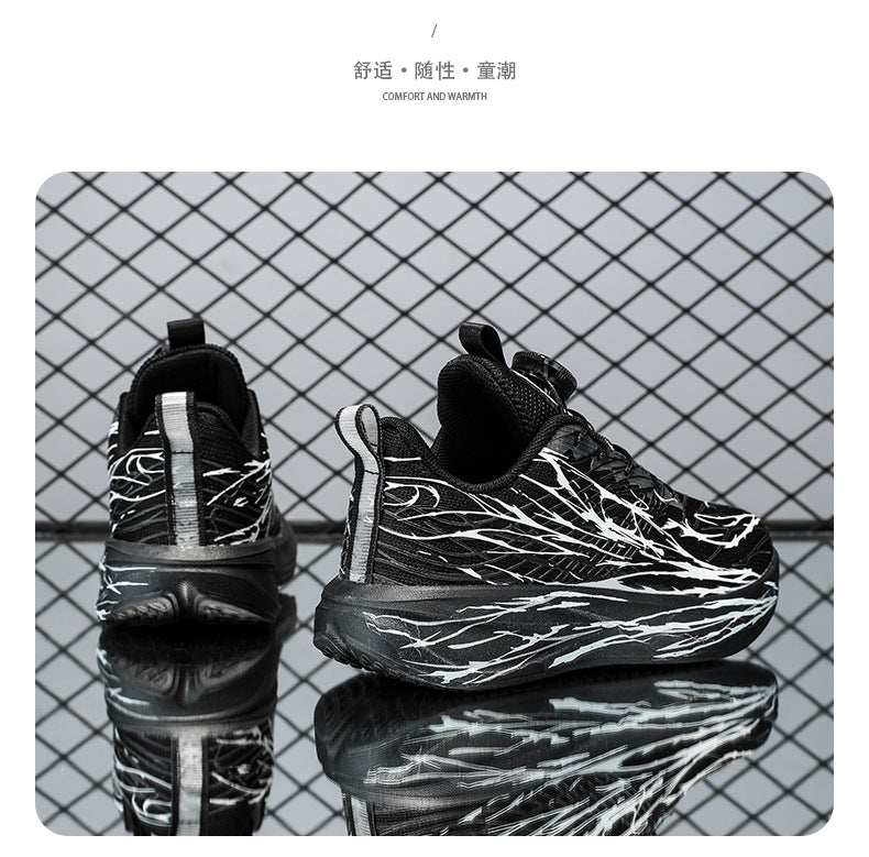 New children's casual running shoes, soft and comfortable mesh shoes, anti-slip and wear-resistant professional running shoes for boys