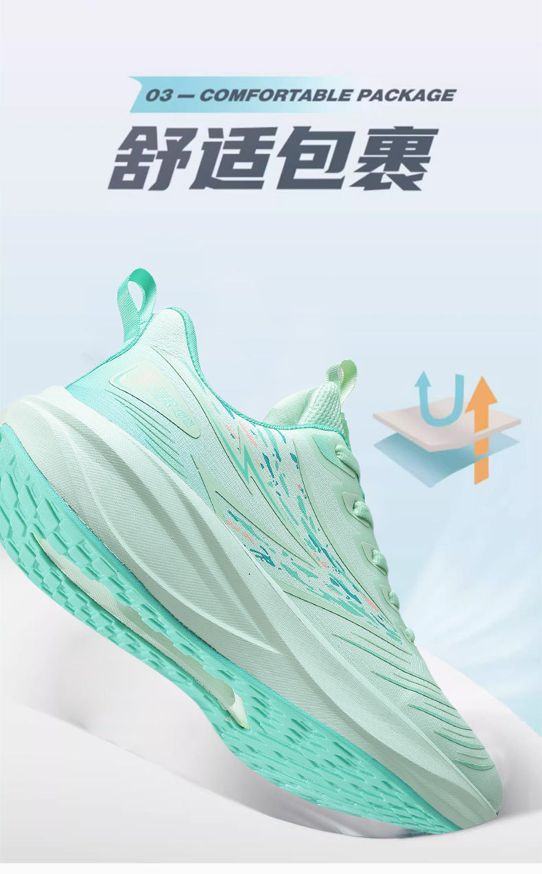 Youth Ultra-Light Soft Sole Running Shoes Leather Waterproof Comfortable Casual Fashion Men's Shoes Non-Slip Wear-Resistant Sports Shoes