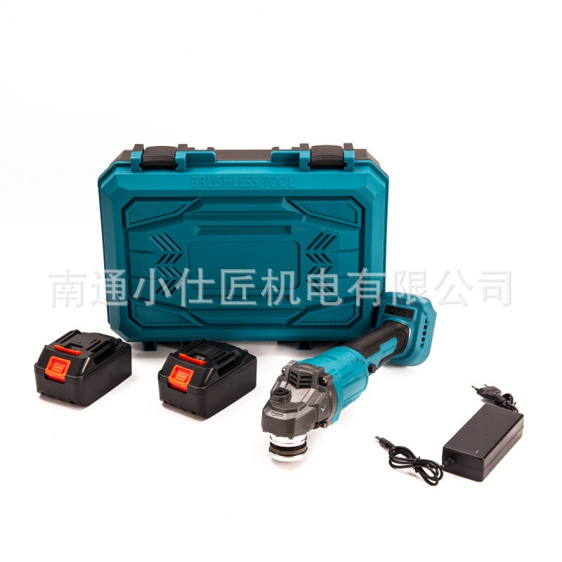 Cross-Border Dropshipping Foreign Trade AliExpress Model Brushless Lithium Battery Angle Grinder Rechargeable Handheld Household Cutting Angle Grinder