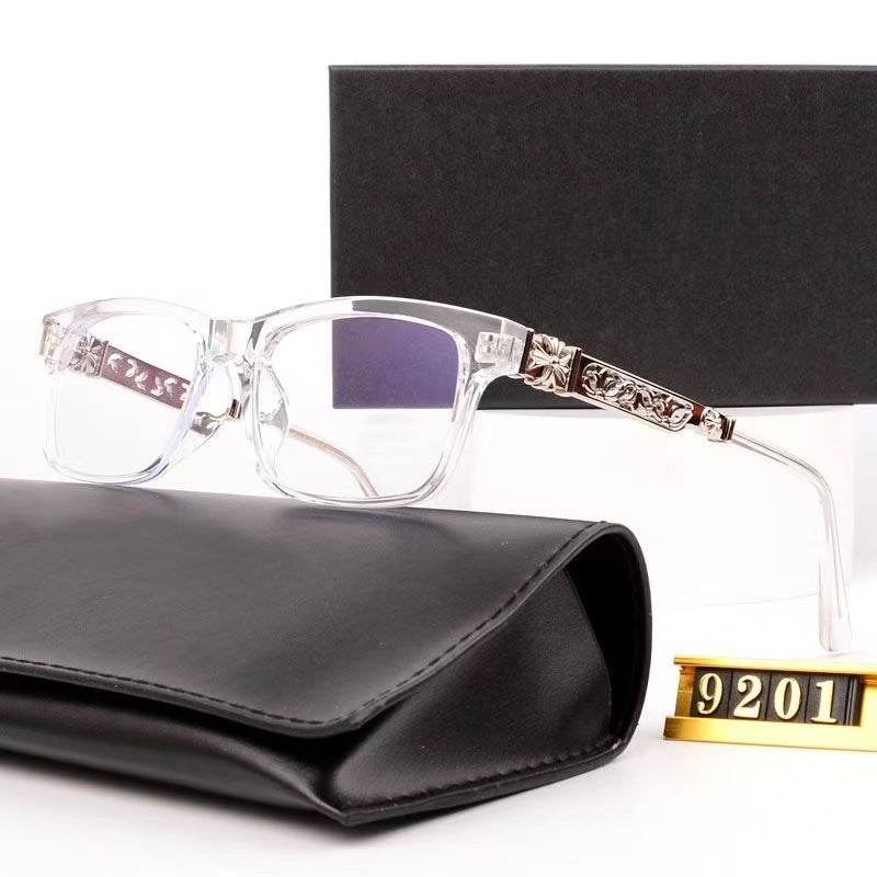 2025New European and American Style Fashion HD Blue Light Blocking Glasses Unisex Plain Glasses Wholesale