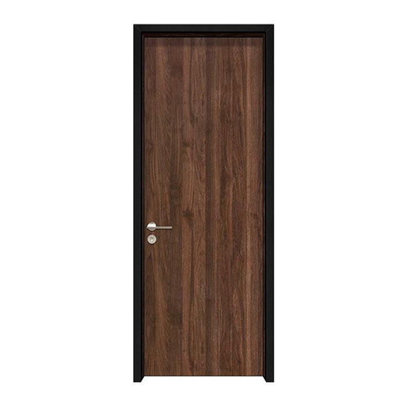 Wooden Color Plywood Hollow Aluminum Honeycomb Semi Solid Core Flush Door French Style Interior Wooden Door