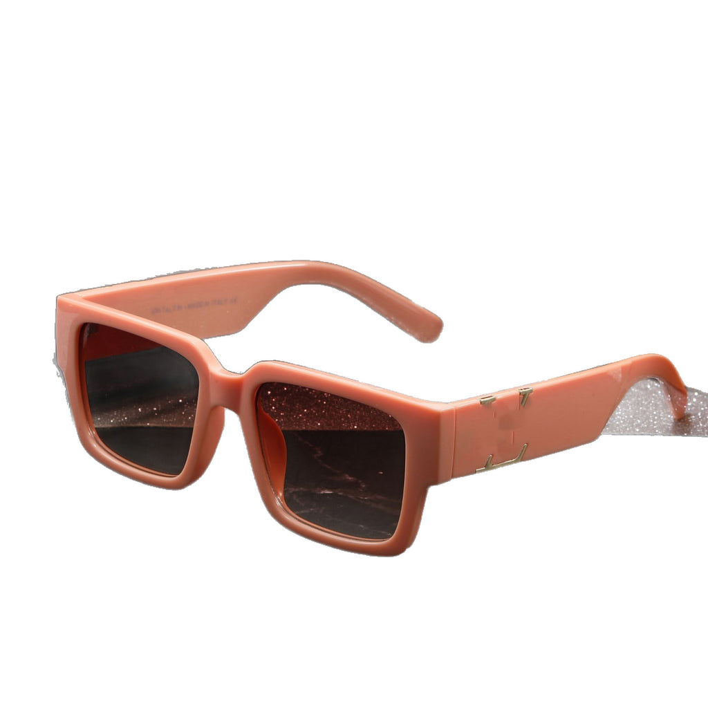 New Fashion Large Frame Square Lens Women's High-end Sunglasses European and American Trend Outdoor Sunshade Wholesale