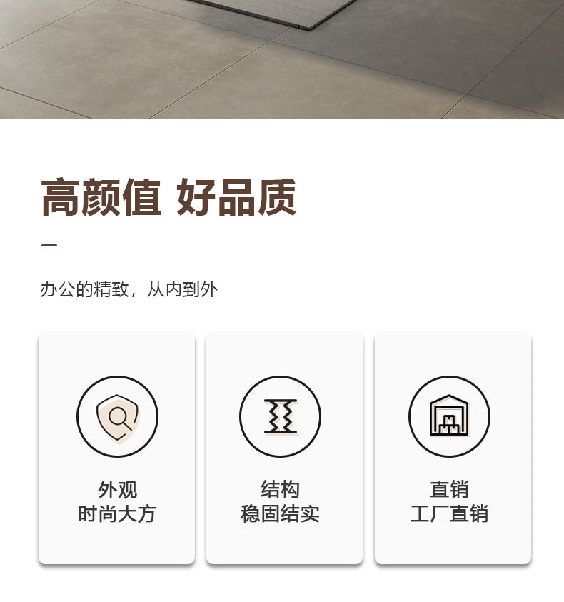 Office Conference Table Long Table Simple Modern Long Strip Table Conference Room Table and Chair Set Lacquered Large Employee Training Table